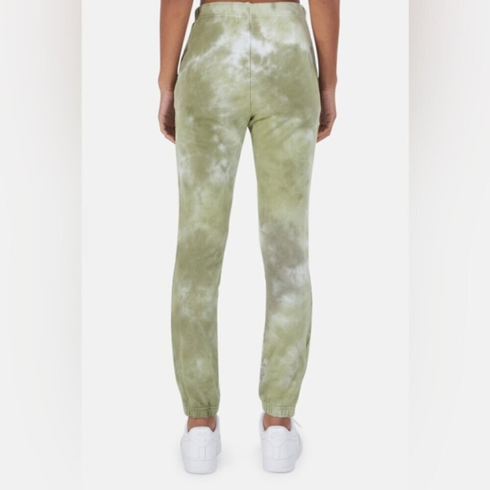 NEW Cotton Citizen Milan Tie Dye Sweatpants comfy Joggers in Basil Haze Green XS - Picture 4 of 10